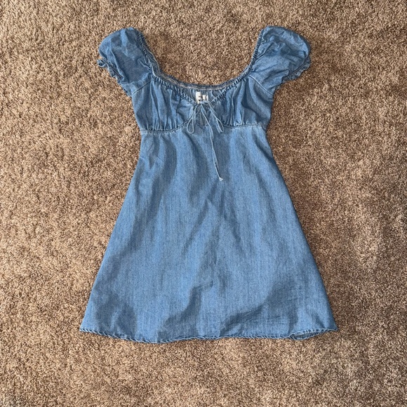 Hello Molly Denim Mini Dress - Picture 4 of 8